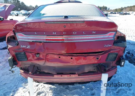 2013 Lincoln Mkz Hybrid из США, поврежденный, VIN 3LN6L2LU1DR822531